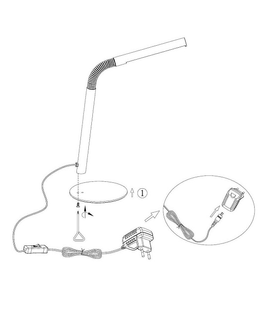 Настольная лампа Lucide Gilly 18602/03/31 изображение 3 Настольная лампа Lucide Gilly 18602/03/31 Фото № 3