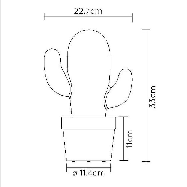 Уличный светодиодный светильник Lucide Cactus 13813/02/31 Фото № 4