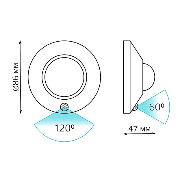 Потолочный светодиодный светильник Gauss CL001 изображение 3 Потолочный светодиодный светильник Gauss CL001 Фото № 3