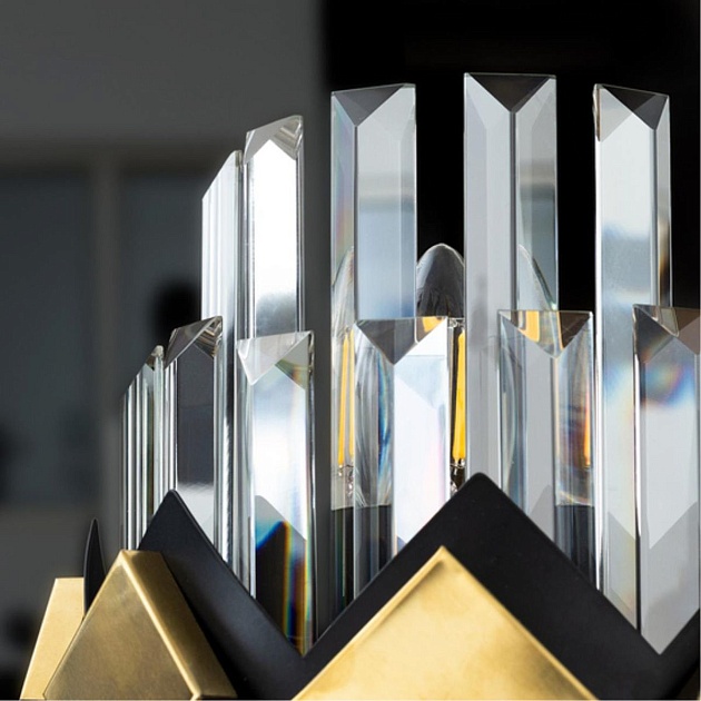 Настенный светильник Arte Lamp Amelia A1039AP-2BK Фото № 3