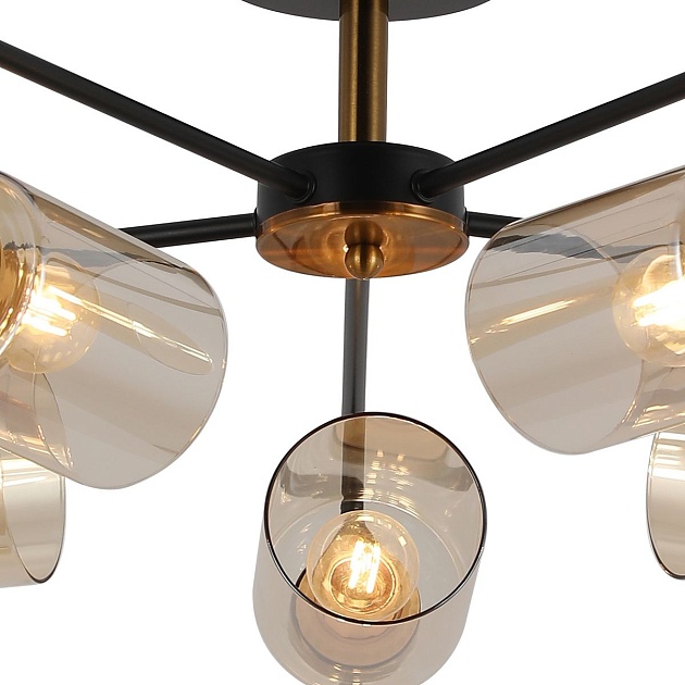 Потолочная люстра Illumico IL8248-5COU-79 BK GD Фото № 3
