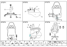 Игровое кресло Woodville Rodas 15244 1