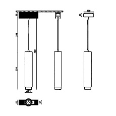 Трековый светодиодный светильник DesignLed SY-601242-BL-20-WW 005403 1