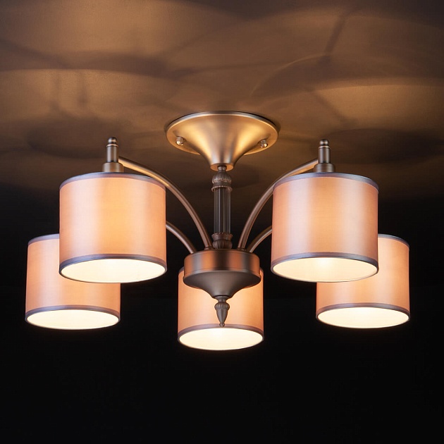 Подвесная люстра Eurosvet 60080/5 сатин-никель Фото № 5