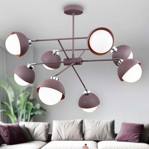 Подвесная люстра Rivoli Clara 3143-308 Б0055474 изображение 2 Подвесная люстра Rivoli Clara 3143-308 Б0055474 Фото № 2