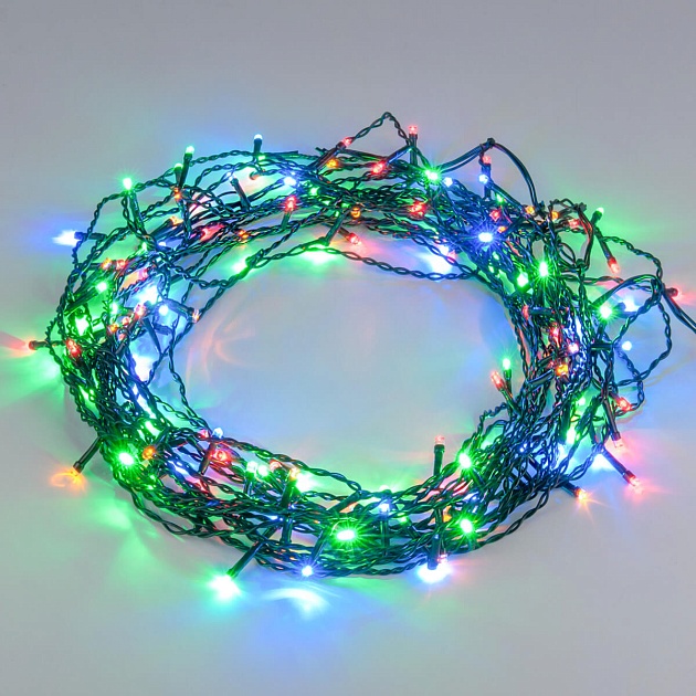 Светодиодная гирлянда Eurosvet занавес 230V 200-003 мульти Фото № 5