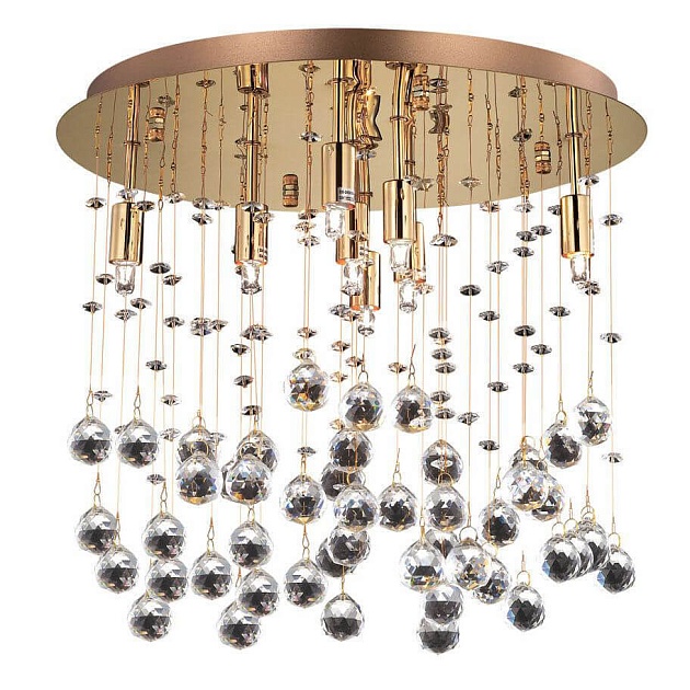 Потолочный светильник Ideal Lux Moonlight PL8 Oro 080932 Фото № 