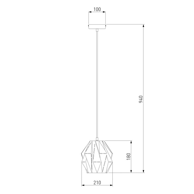 Подвесной светильник Eurosvet 50137/1 белый Фото № 2