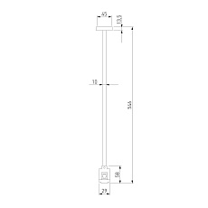 Декоративная стойка с вводом питания Elektrostandard Esthetic Magnetic 85147/00 a065443 4