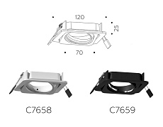 Корпус светильника Ambrella light DIY Spot C7658 3