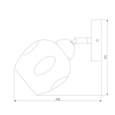 Спот Eurosvet Marci 30164/1 хром 1