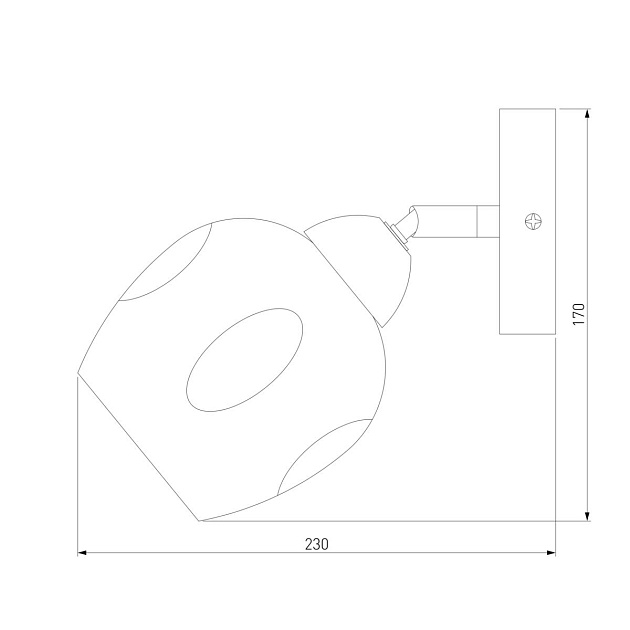 Спот Eurosvet Marci 30164/1 хром Фото № 2