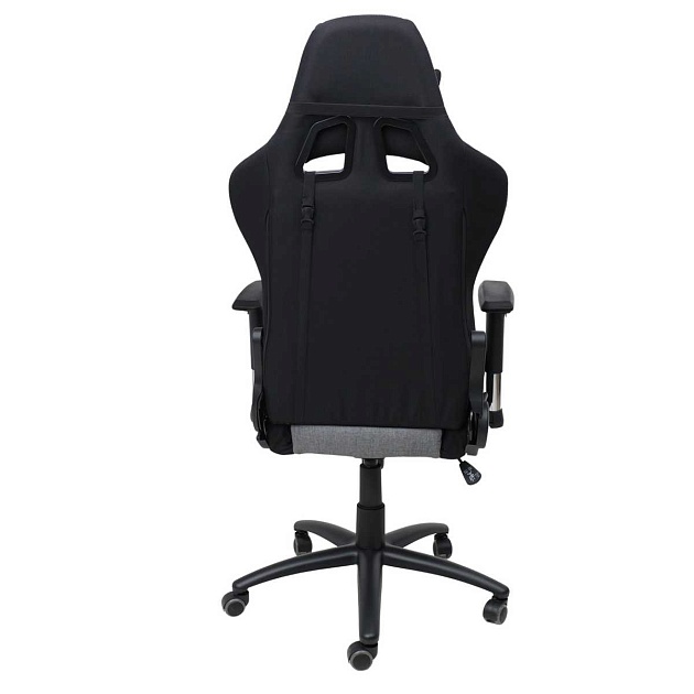 Игровое кресло AksHome Savage серый + черный, ткань 83800 изображение 11 Игровое кресло AksHome Savage серый + черный, ткань 83800 Фото № 11