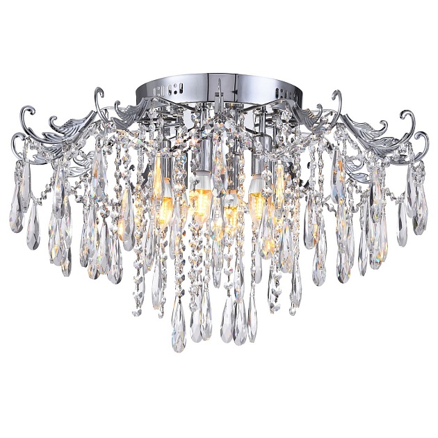 Потолочная люстра Natali Kovaltseva Gioconda 81431/6C Chrome Фото № 