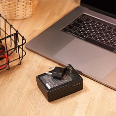 Адаптер сетевой (переходник) с Евро А/F на тонкую вилку С1 плоский «Тефаль» 6А б/з черный PROCONNECT (пакет БОПП 1 шт/уп.) 11-1042-9 1