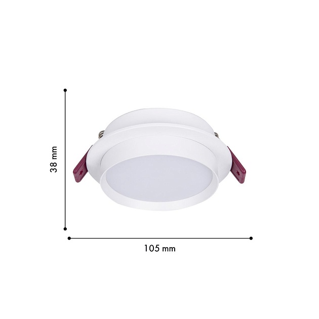 Встраиваемый светильник Favourite Vasto 4537-1C изображение 2 Встраиваемый светильник Favourite Vasto 4537-1C Фото № 2