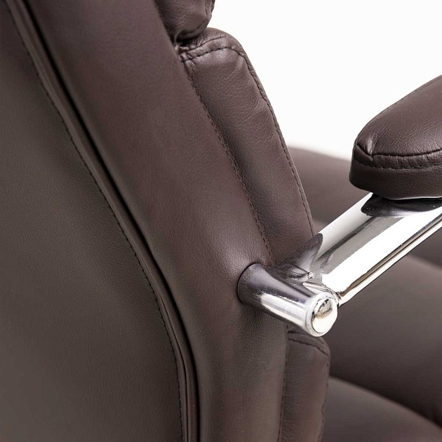 Кресло руководителя AksHome August темно-коричневый, экокожа 86349 изображение 5 Кресло руководителя AksHome August темно-коричневый, экокожа 86349 Фото № 5