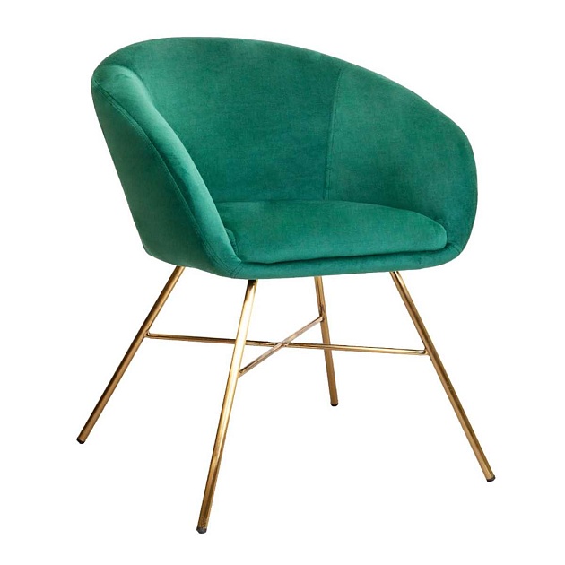 Кресло AksHome Amur зеленый, велюр 62694 Фото № 