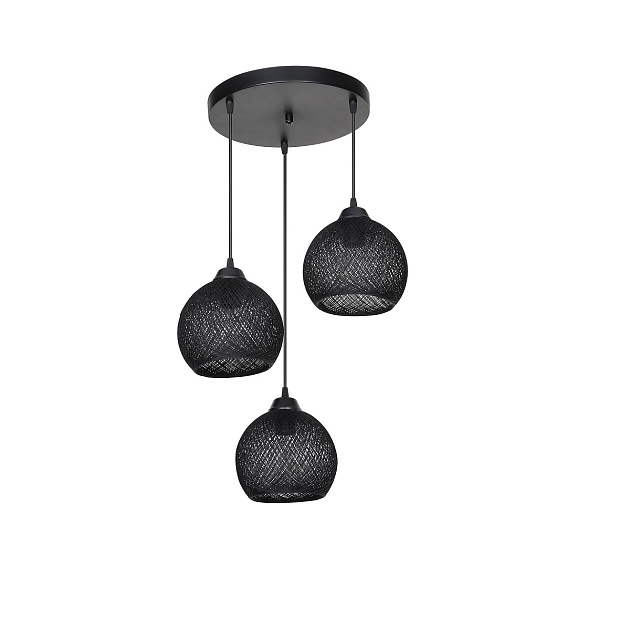 Подвесная люстра Toplight Lizbeth TL1612R-03BK Фото № 