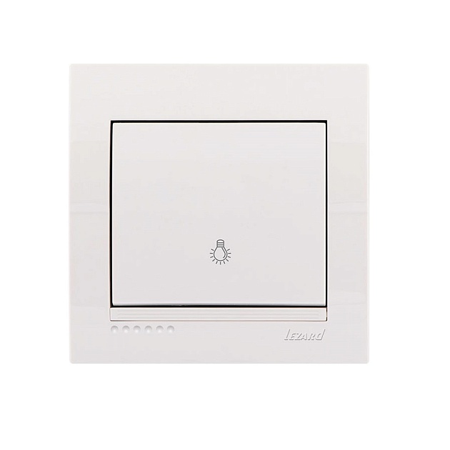 Кнопка таймера Lezard Deriy белый 702-0202-102 Фото № 