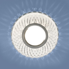 Встраиваемый светильник Elektrostandard 2244 MR16 SL/WH зеркальный/белый a047757 2