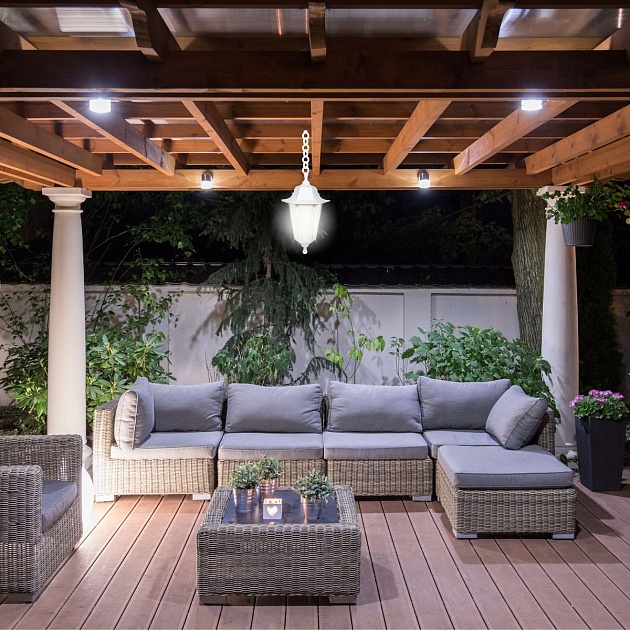 Уличный подвесной светильник Apeyron Адель 11-98бел изображение 4 Уличный подвесной светильник Apeyron Адель 11-98бел Фото № 4