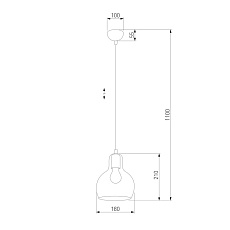 Подвесной светильник TK Lighting 588 Mango 1