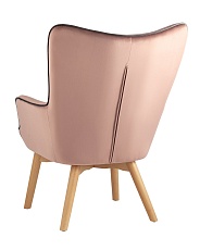 Кресло Stool Group Манго велюр розовый MANCO HLR-34 5