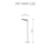 Уличный светодиодный светильник Nowodvorski Pathway Led 9420 2