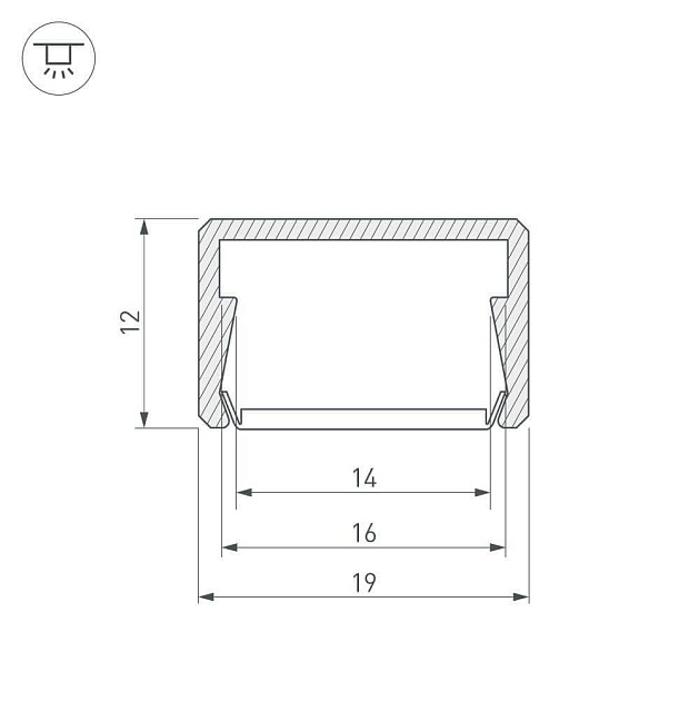 Профиль Arlight SILER-2000 ANOD 025490 Фото № 3