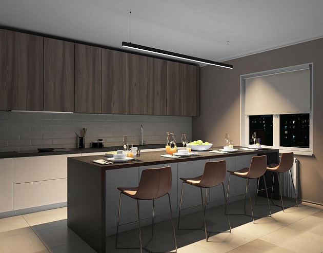 Подвесной светодиодный светильник Denkirs DK9204-BK Фото № 4