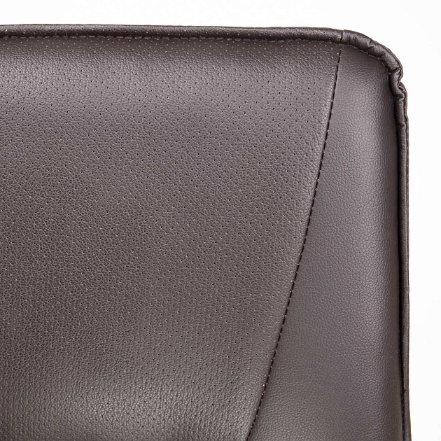 Офисный стул AksHome Oscar коричневый, экокожа, цвет каркаса черный 87599 изображение 3 Офисный стул AksHome Oscar коричневый, экокожа, цвет каркаса черный 87599 Фото № 3