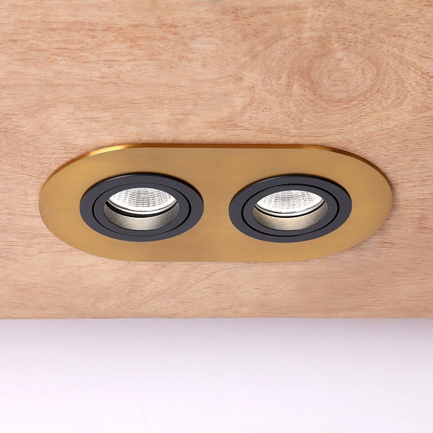 Встраиваемый светодиодный светильник Favourite Retro 2789-2C изображение 6 Встраиваемый светодиодный светильник Favourite Retro 2789-2C Фото № 6