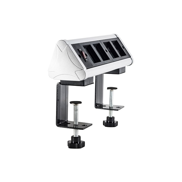 Блок розеточный настольный 4 модуля Ecoplast LUK 70314 Фото № 3