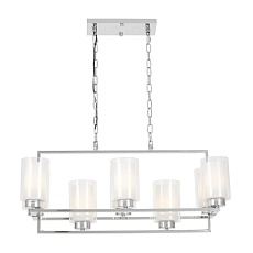 Подвесная люстра Lumina Deco Lino LDP 1239-8 CHR 5