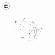 Уличный светодиодный светильник Arlight ALT-Ray-R61-15W Day4000 032558 1