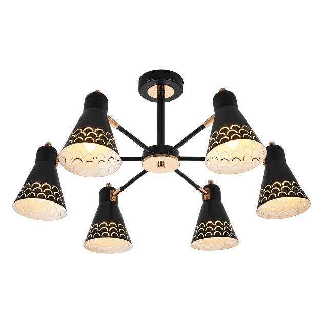 Потолочная люстра MyFar Chilly MR1531-6C изображение Потолочная люстра MyFar Chilly MR1531-6C Фото №