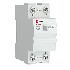 Реле напряжения (сквозное подкл.) RVb-40A EKF Basic rvb-40a