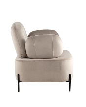 Кресло Stool Group Кэнди велюр светло-серый vd-candy-b25 3