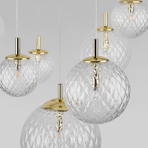 Подвесная люстра TK Lighting 4608 Cadix Gold Фото № 3