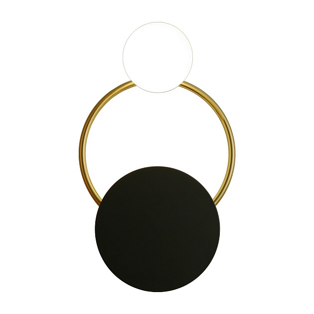 Настенный светильник Gerhort G31137/2wBK+GD+WT Фото № 