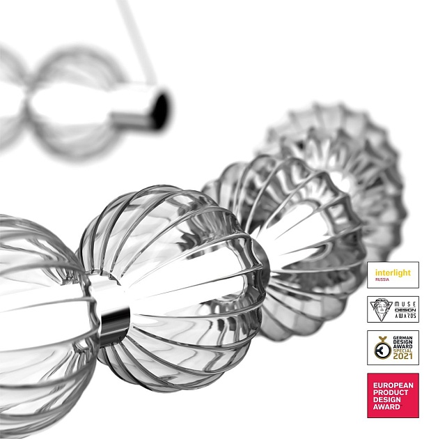 Подвесная светодиодная люстра Maytoni Amulet MOD555PL-L26CH4K Фото № 2