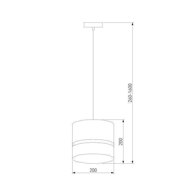 Подвесной светильник TK Lighting 6544 Paglia Black Фото № 2