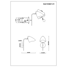 Бра Evoluce Satta SLE103601-01 1