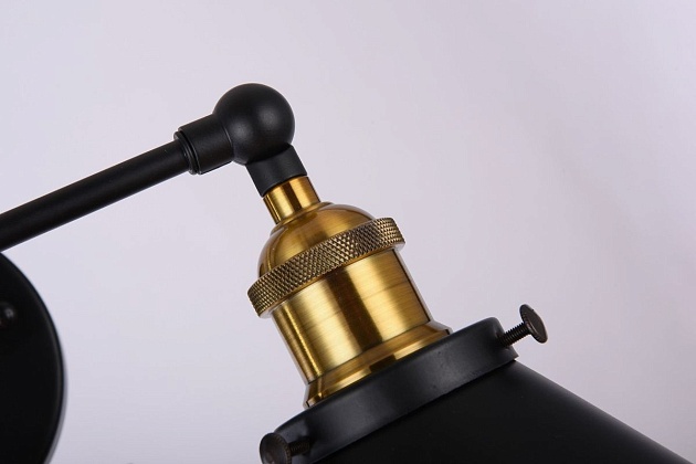 Бра Lumina Deco Gubi LDW B018-2 BK Фото № 2