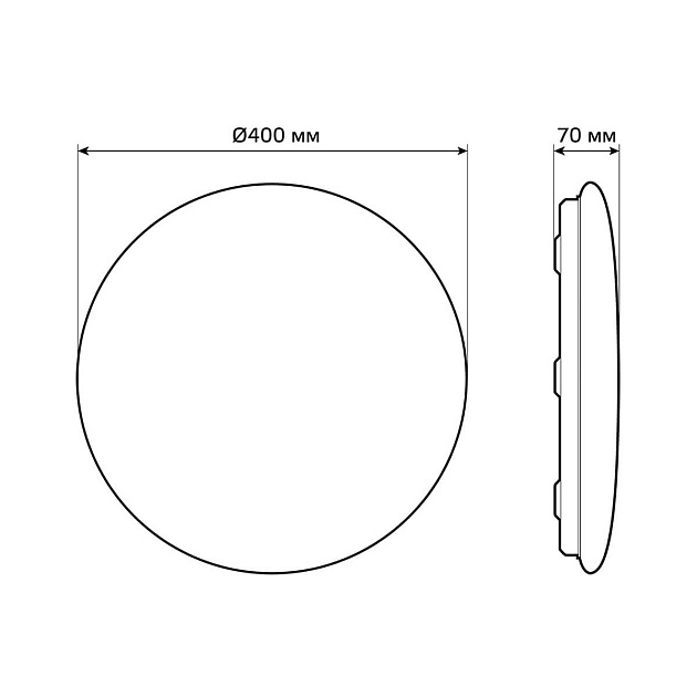 Накладной светодиодный светильник Gauss Smart Home 2050112 Фото № 4