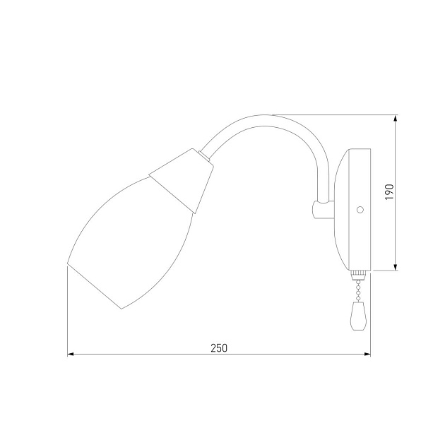 Бра Eurosvet 30280/1 античная бронза изображение 2 Бра Eurosvet 30280/1 античная бронза Фото № 2