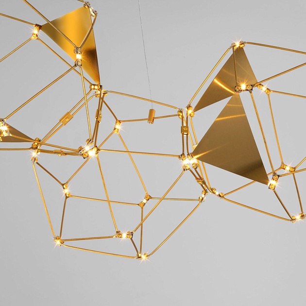 Подвесной светодиодный светильник Eurosvet Uma 90368/5 медь изображение 3 Подвесной светодиодный светильник Eurosvet Uma 90368/5 медь Фото № 3