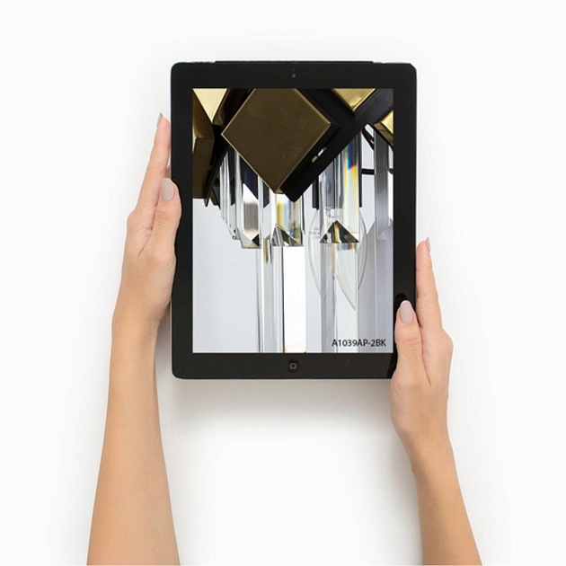 Настенный светильник Arte Lamp Amelia A1039AP-2BK Фото № 2