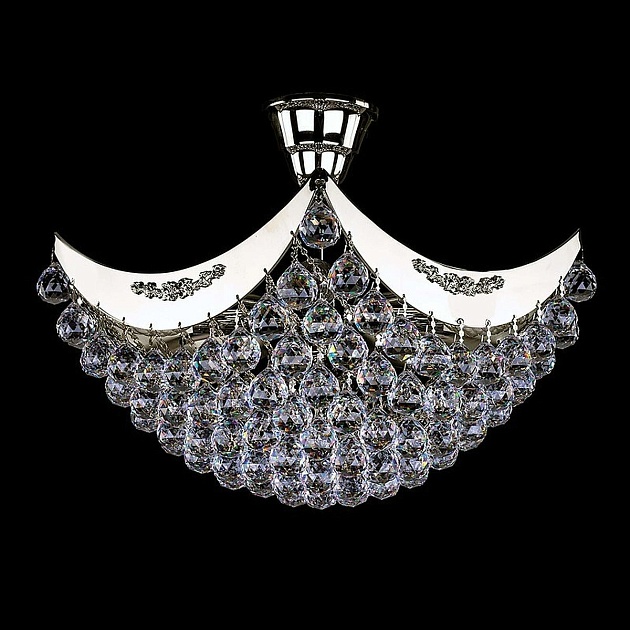 Потолочный светильник Artglass Fiona II. Nickel CE Фото № 